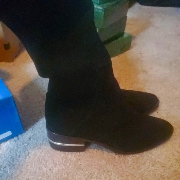 Paige over the knees sued boots - Picture 4 of 7